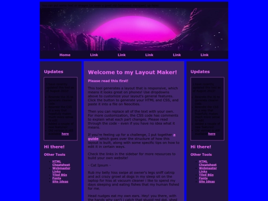 index screenshot