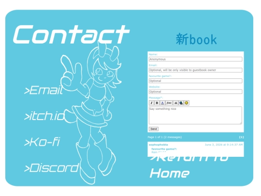 Contact screenshot