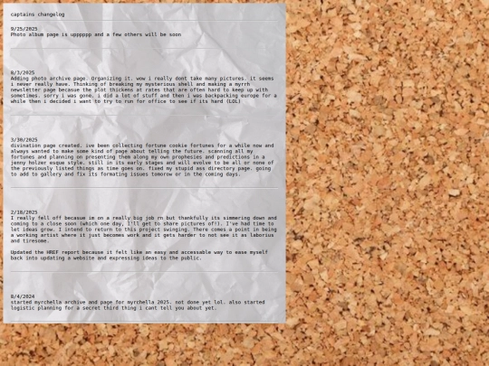 library/updateslog screenshot