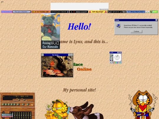 Garfstuf/GarfSubPages/Pages/HomePage screenshot