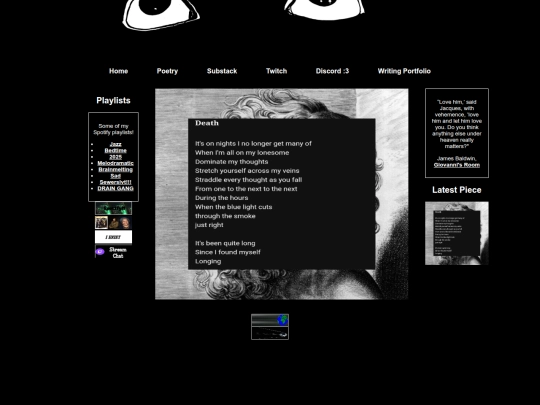 Poem screenshot