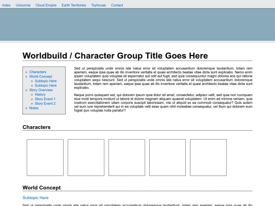 worldtemplate screenshot