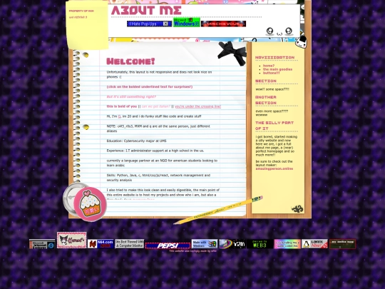 aboutme screenshot