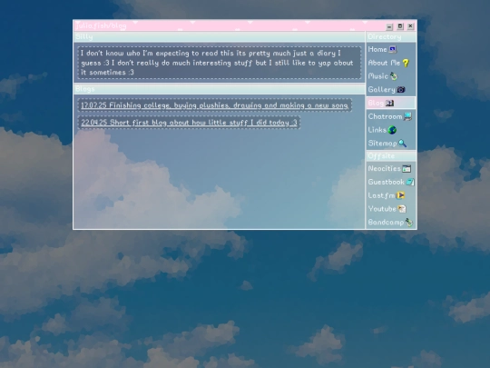 blog screenshot