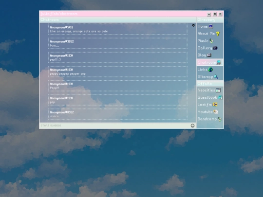 chatroom screenshot