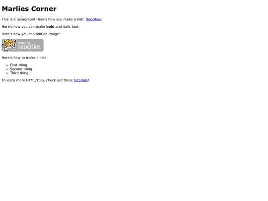 index screenshot