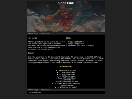 Chrispaul screenshot