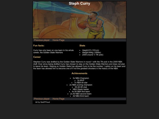 Steph screenshot