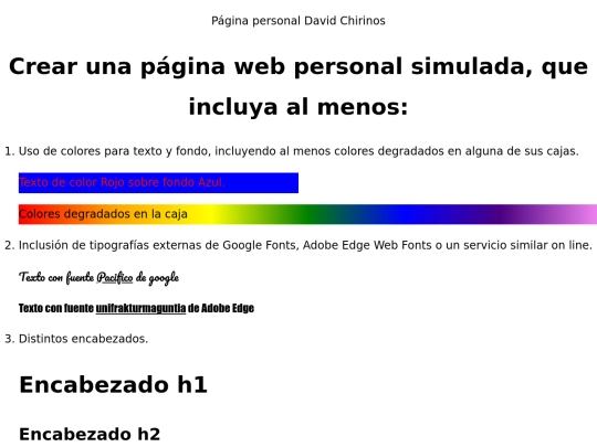 MODULO 2  página web personal simulada screenshot