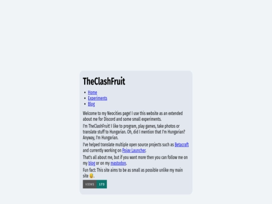 index screenshot