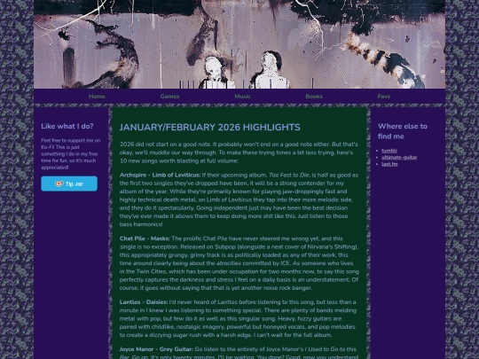 music/Jan-Feb-2026 screenshot