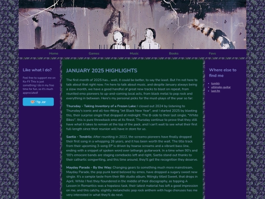 music/Jan2025 screenshot
