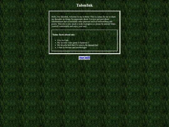 index screenshot