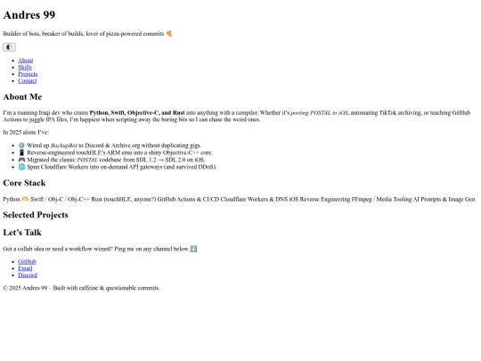 index screenshot