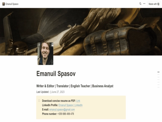 index screenshot