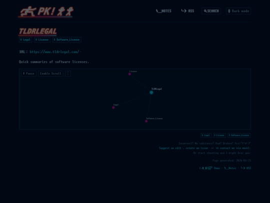 pages/TLDRLegal screenshot