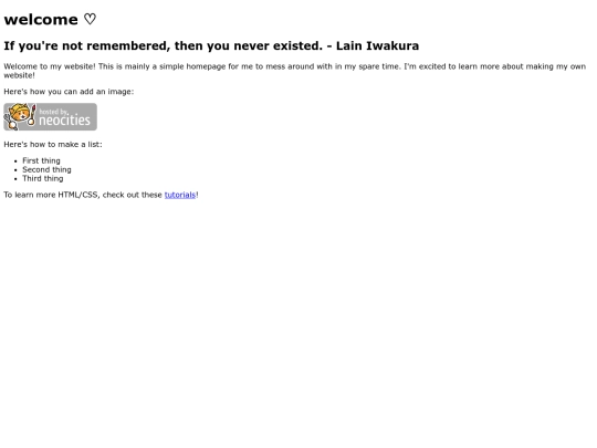index screenshot