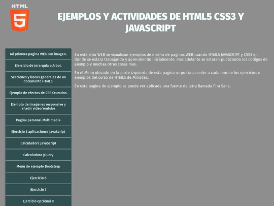 index screenshot