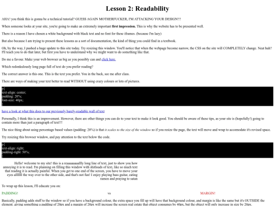 html-examples/readability screenshot