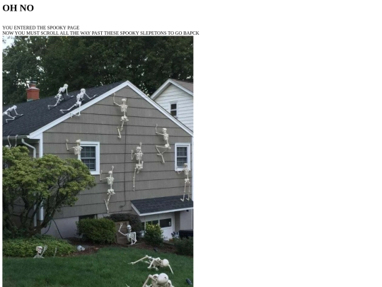 spookypage screenshot