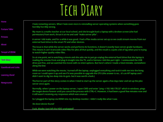 tech_diary screenshot
