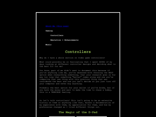 controllers screenshot