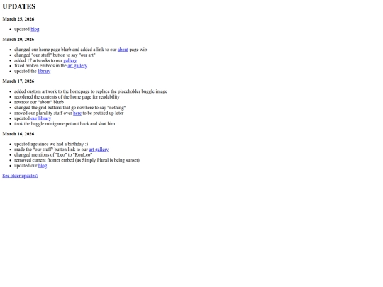posts/updates screenshot
