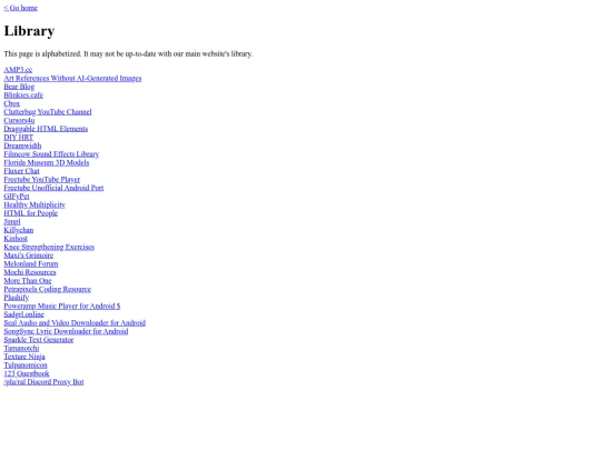 simple/library screenshot