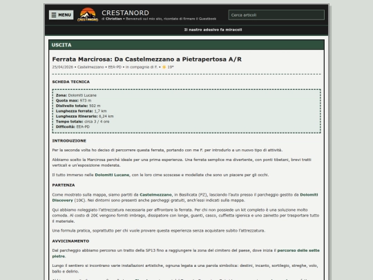uscite/ferrata_marcirosa screenshot