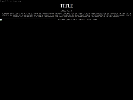 style/format screenshot