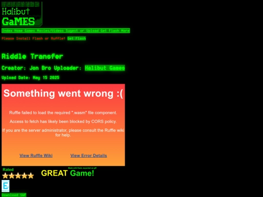 UserID/HalibutGames/Games/rs6 screenshot