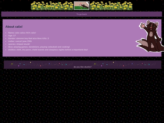 Calix screenshot