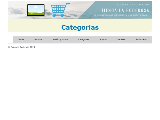 categorias screenshot