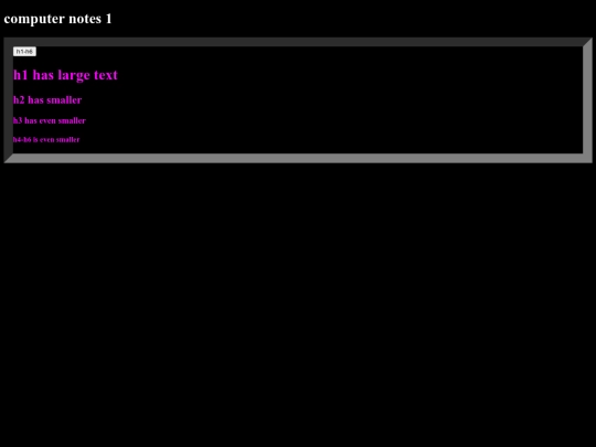 computernotes screenshot