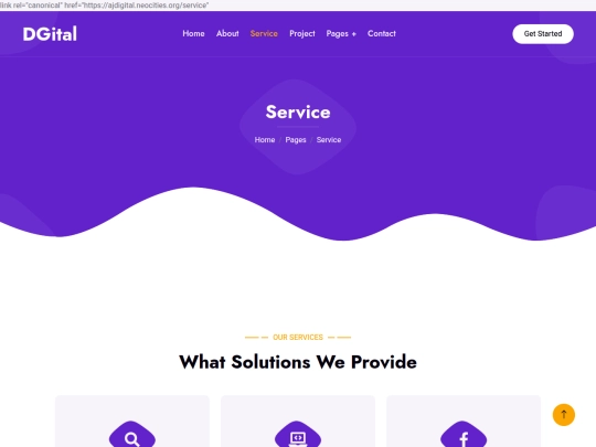 service screenshot