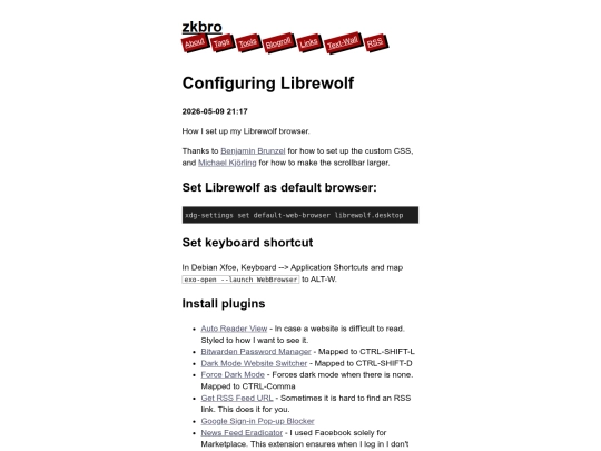 posts/configuring-librewolf screenshot