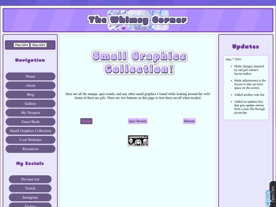 pages/smallGraphicsCollection screenshot