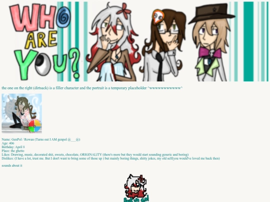 aboutme screenshot