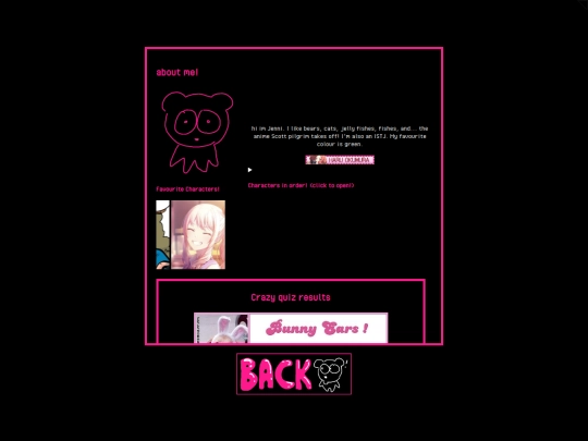about-me! screenshot
