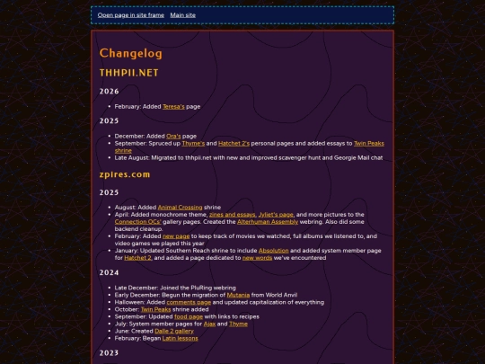 website/changelog screenshot