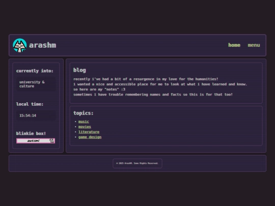 pages/blog screenshot