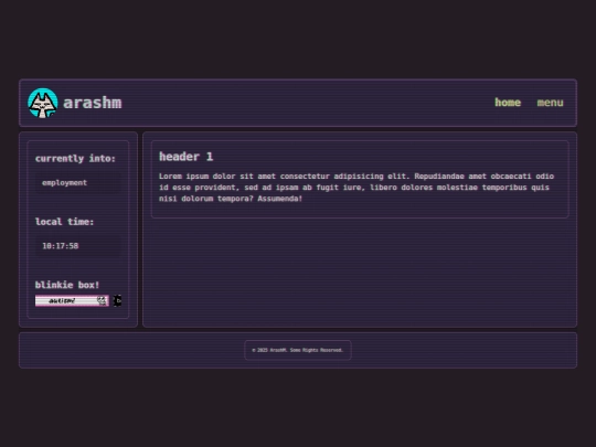 pages/template screenshot