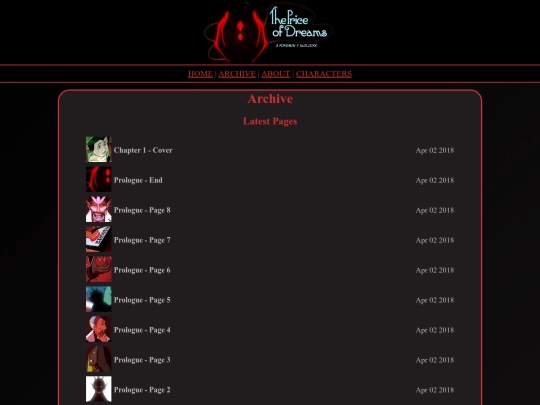 archive screenshot