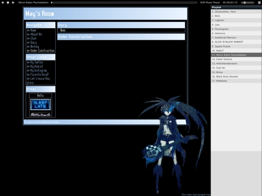 diary screenshot