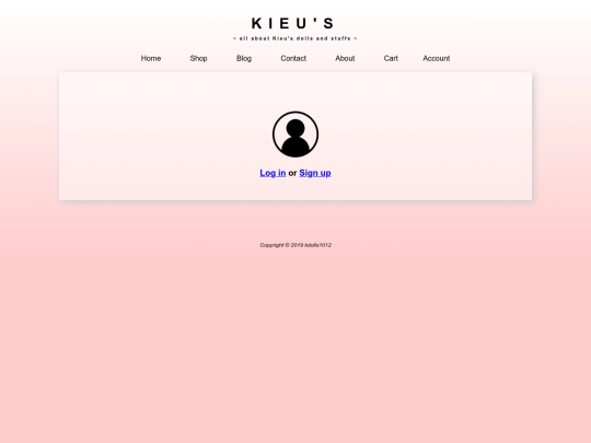 account screenshot