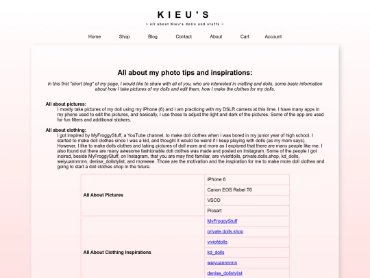 blog screenshot