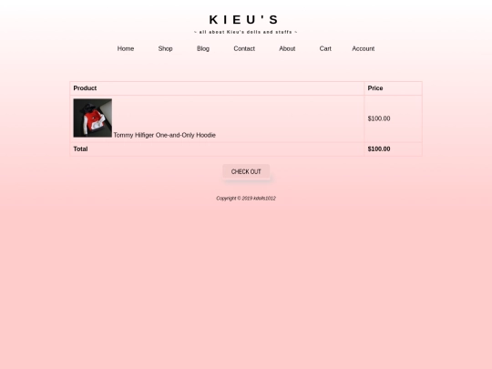 cart screenshot