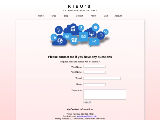 contact screenshot