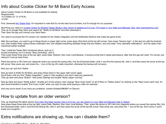 archived/cookieclickerformiband screenshot