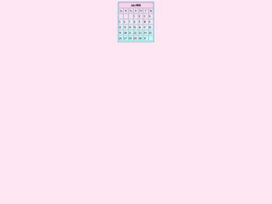 calendar screenshot